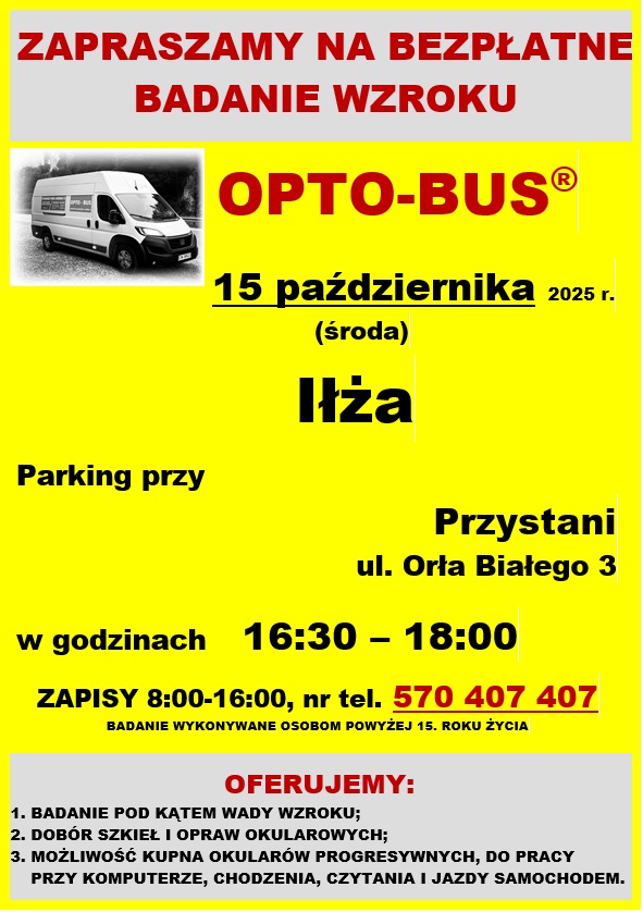 Bezpłatne badanie wzroku